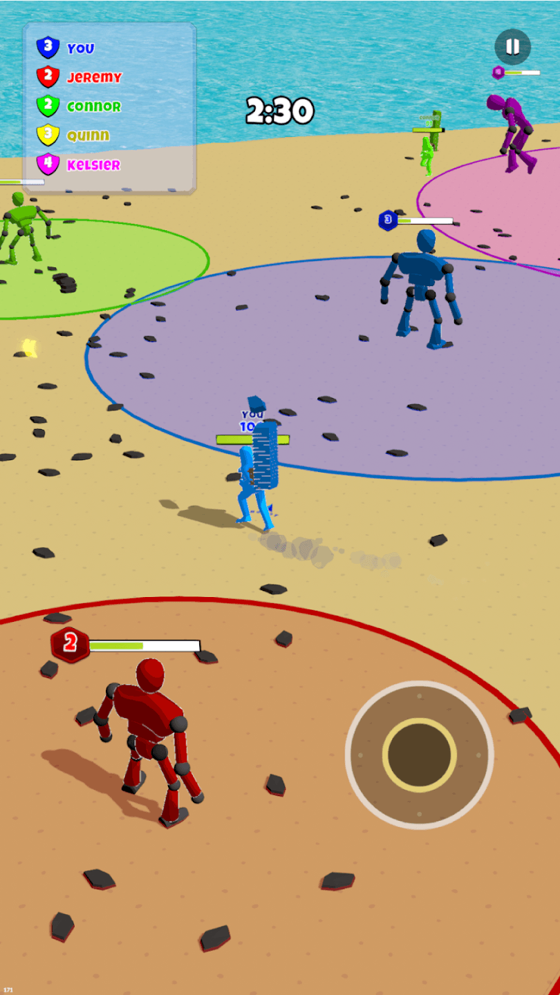 Robots.io – Prototipo Multijugador Estilo IO screenshot